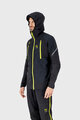 KARPOS waterproof jacket - LAVAREDO RAIN - black/green