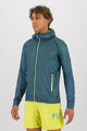 KARPOS Cycling windproof jacket - LAVAREDO EVO - blue/yellow