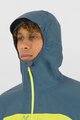 KARPOS waterproof jacket - LAVAREDO RAIN EVO - yellow/blue