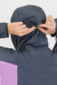 KARPOS waterproof jacket - LAVAREDO RAIN EVO W - grey/purple