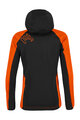KARPOS Cycling windproof jacket - LAVAREDO KID WINTER - orange/black