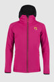 KARPOS Cycling windproof jacket - LAVAREDO WINTER KIDS - pink/black