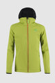 KARPOS Cycling windproof jacket - LAVAREDO WINTER KIDS - green/black