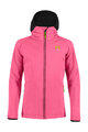 KARPOS Cycling windproof jacket - LAVAREDO KID WINTER - pink/black