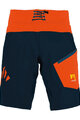 KARPOS Cycling shorts without bib - VAL DI DENTRO - blue/orange