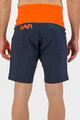 KARPOS Cycling shorts without bib - VAL DI DENTRO - blue/orange