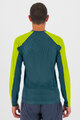 KARPOS Cycling long sleeve t-shirt - LAVAREDO - green/yellow