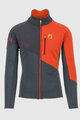 KARPOS hoodie - VAL VIOLA FULL-ZIP - grey/red