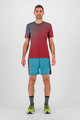 KARPOS Cycling short sleeve t-shirt - LAVAREDO ULTRA - red/blue