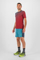 KARPOS Cycling short sleeve t-shirt - LAVAREDO ULTRA - red/blue