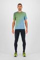 KARPOS Cycling short sleeve t-shirt - LAVAREDO ULTRA - green/blue