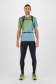 KARPOS Cycling short sleeve t-shirt - LAVAREDO ULTRA - green/blue