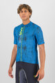 KARPOS Cycling short sleeve jersey - VAL VIOLA - blue/green