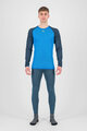 KARPOS Cycling long sleeve t-shirt - DINAMICO OCTA - blue