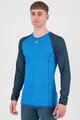 KARPOS Cycling long sleeve t-shirt - DINAMICO OCTA - blue
