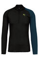 KARPOS Cycling long sleeve t-shirt - DINAMICO OCTA - black/blue