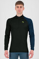 KARPOS Cycling long sleeve t-shirt - DINAMICO OCTA - black/blue
