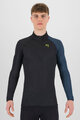 KARPOS Cycling long sleeve t-shirt - DINAMICO OCTA - black/blue