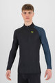 KARPOS Cycling long sleeve t-shirt - DINAMICO OCTA - black/blue