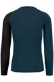 KARPOS Cycling long sleeve t-shirt - DINAMICO MERINO 130 - blue/black
