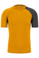 KARPOS Cycling short sleeve t-shirt - DINAMICO MERINO 130 - yellow/black