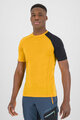 KARPOS Cycling short sleeve t-shirt - DINAMICO MERINO 130 - yellow/black