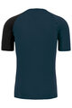 KARPOS Cycling short sleeve t-shirt - DINAMICO MERINO 130 - blue/black