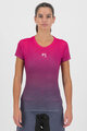KARPOS Cycling short sleeve t-shirt - VERVE MESH W - blue/pink