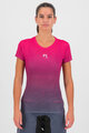 KARPOS Cycling short sleeve t-shirt - VERVE MESH W - blue/pink