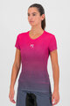 KARPOS Cycling short sleeve t-shirt - VERVE MESH W - blue/pink