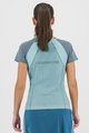 KARPOS Cycling short sleeve t-shirt - LAVAREDO EVO W - blue/grey