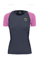 KARPOS Cycling short sleeve t-shirt - LAVAREDO EVO W - black/pink