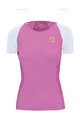 KARPOS Cycling short sleeve t-shirt - LAVAREDO EVO W - pink/white