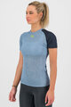 KARPOS Cycling short sleeve t-shirt - DINAMICO OCTA W - blue