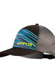 KARPOS Cycling hat - SPASSO - grey/black/blue/yellow