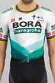 SPORTFUL Cycling short sleeve jersey - BOMBER BORA - white/green