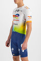 SPORTFUL Cycling short sleeve jersey - TOTAL ENERGIES BOMBER - white/multicolour