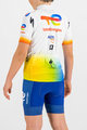 SPORTFUL Cycling short sleeve jersey - TOTAL ENERGIES KIDS - white/multicolour