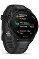 GARMIN smart watch - FORERUNNER 165 - black/grey