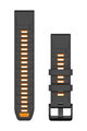 GARMIN band - QUICKFIT 22 - black/orange