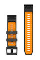 GARMIN band - QUICKFIT 22 - black/orange