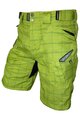 HAVEN Cycling shorts without bib - CUBES II - yellow