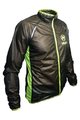 HAVEN Cycling windproof jacket - ULTRALIGHT - black/green