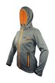 HAVEN Cycling thermal jacket - THERMOTEC WOMEN - grey/orange