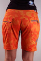 HAVEN Cycling shorts without bib - PEARL NEO - orange