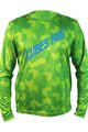 HAVEN Cycling summer long sleeve jersey - CUBES NEO LONG - green
