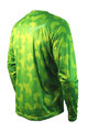 HAVEN Cycling summer long sleeve jersey - CUBES NEO LONG - green