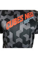 HAVEN Cycling short sleeve jersey - CUBES NEO SHORT - black/red