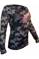 HAVEN Cycling summer long sleeve jersey - PEARL NEO LONG - black/pink