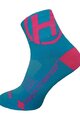 HAVEN Cyclingclassic socks - LITE SILVER NEO 2PAK - blue/pink
